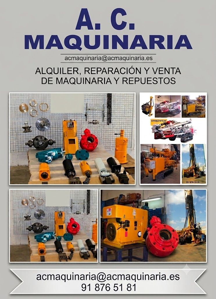 Servicio técnico especializado en maquinaria de perforación